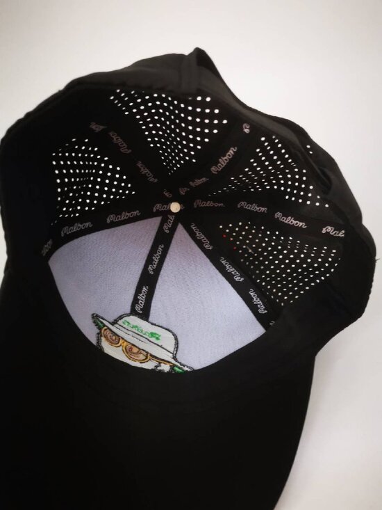 Malbon Golf Hat Sun Protection Baseball Cap Black main image 6